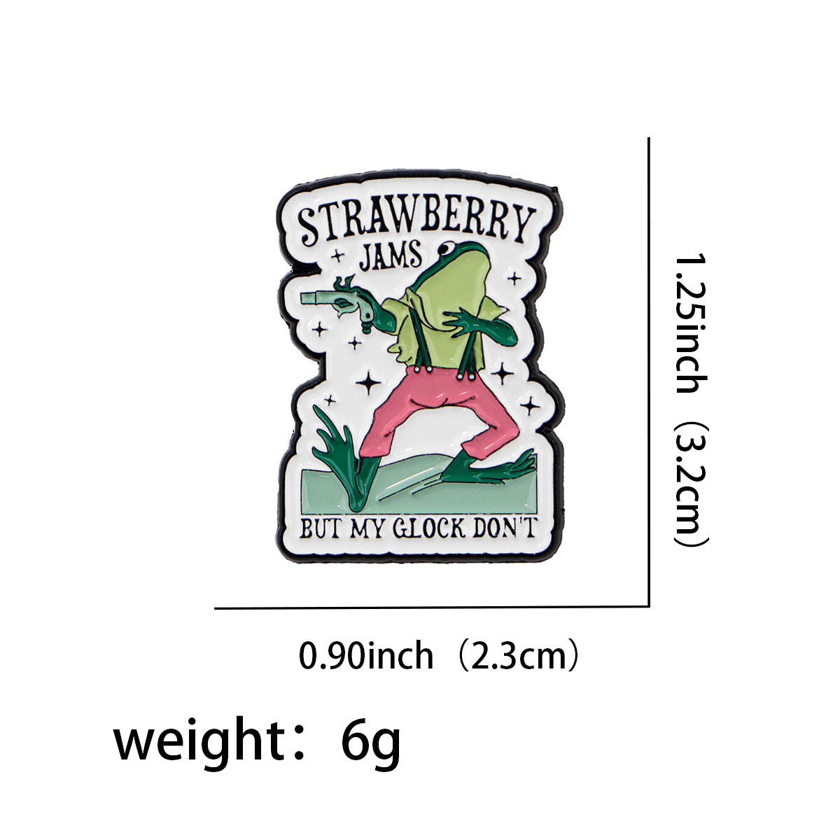 Cartoon Frog Brooch Badge Pin Drip Oil Alloy Badge
