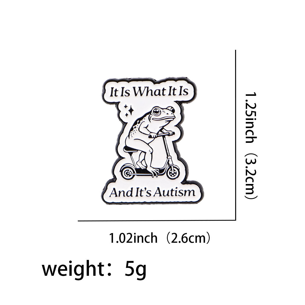 Cartoon Frog Brooch Badge Pin Drip Oil Alloy Badge
