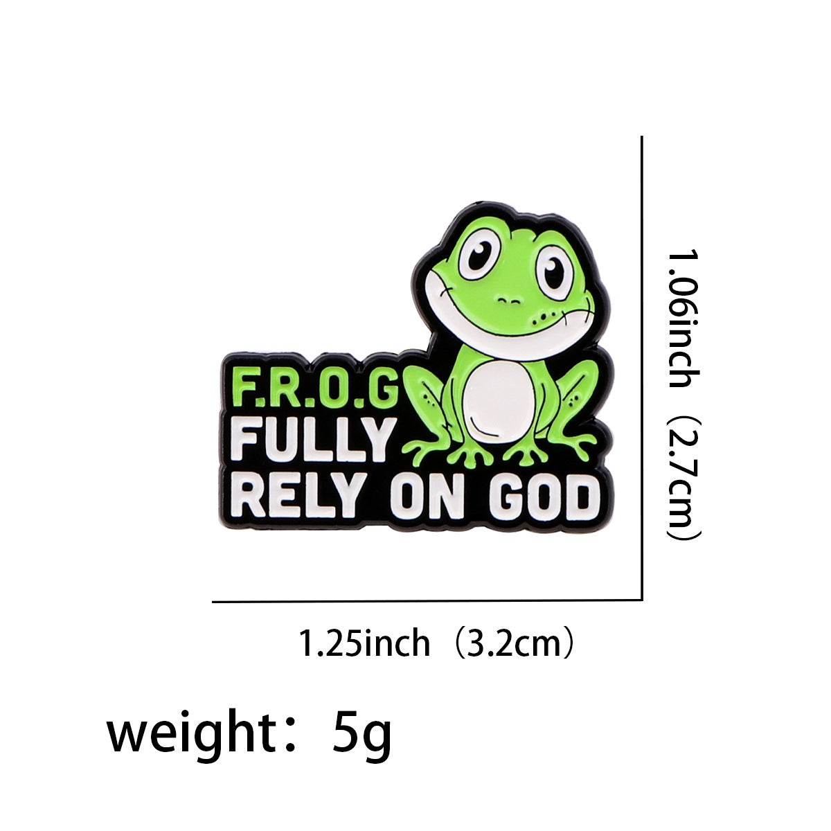 Cartoon Frog Brooch Badge Pin Drip Oil Alloy Badge