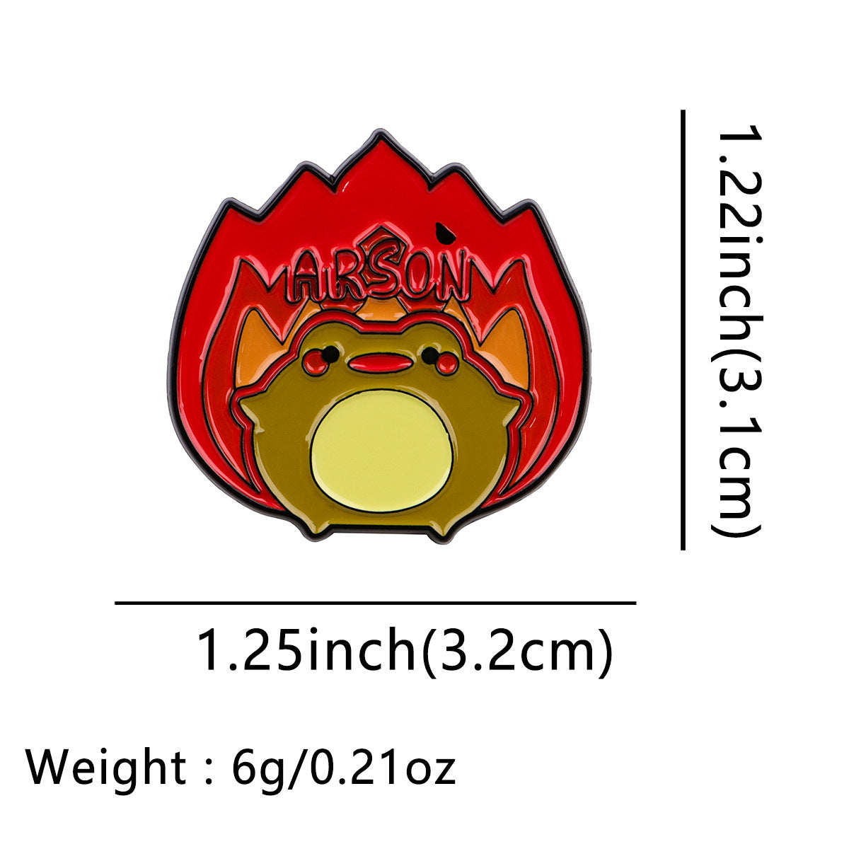 Cartoon Frog Brooch Badge Pin Drip Oil Alloy Badge