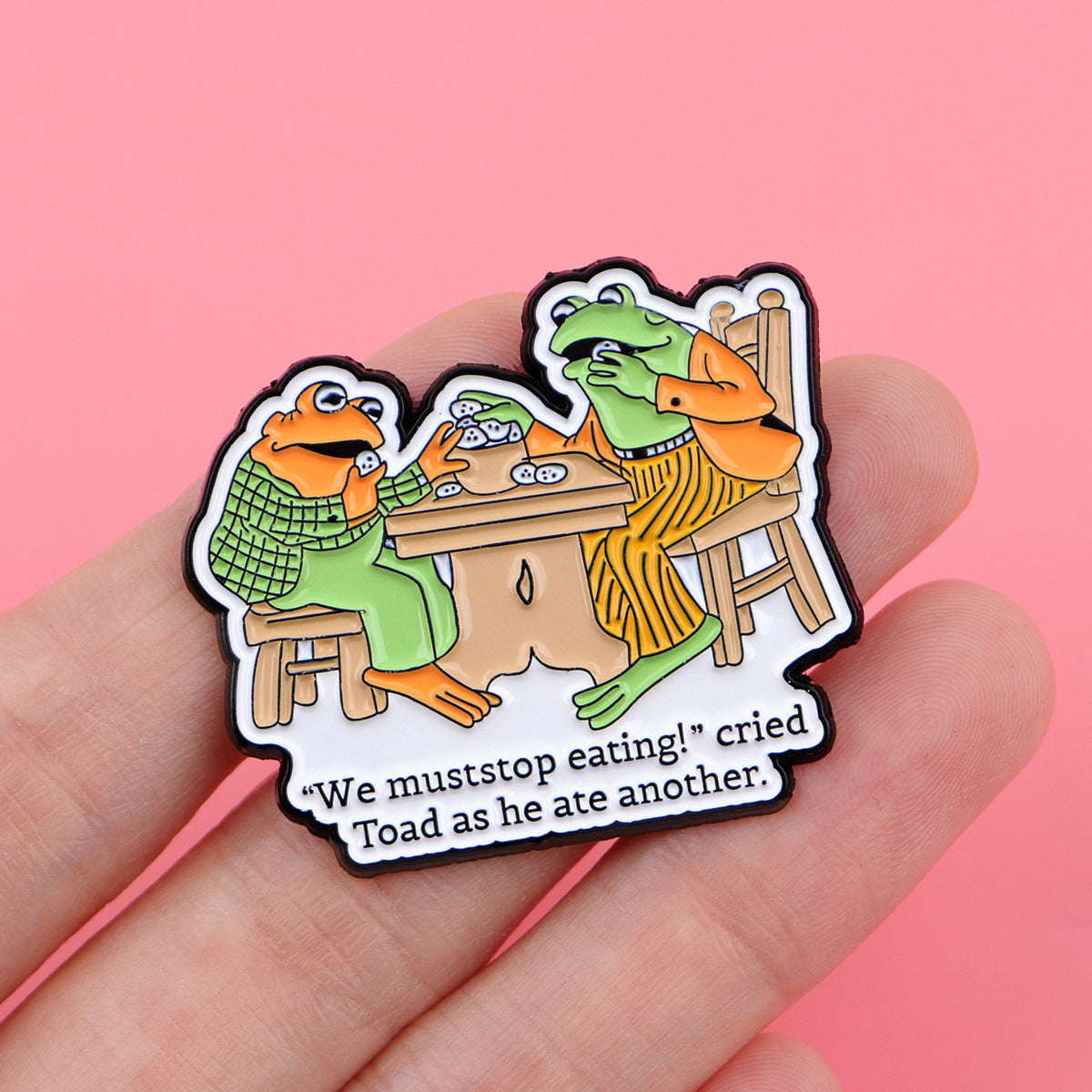 Cartoon Frog Brooch Badge Pin Drip Oil Alloy Badge