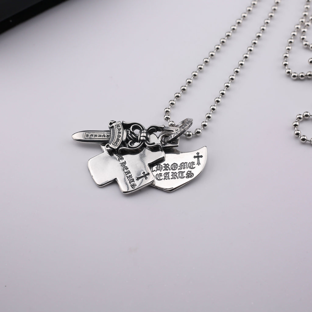 Clown 3-in-1 Three Element Pendant Necklace