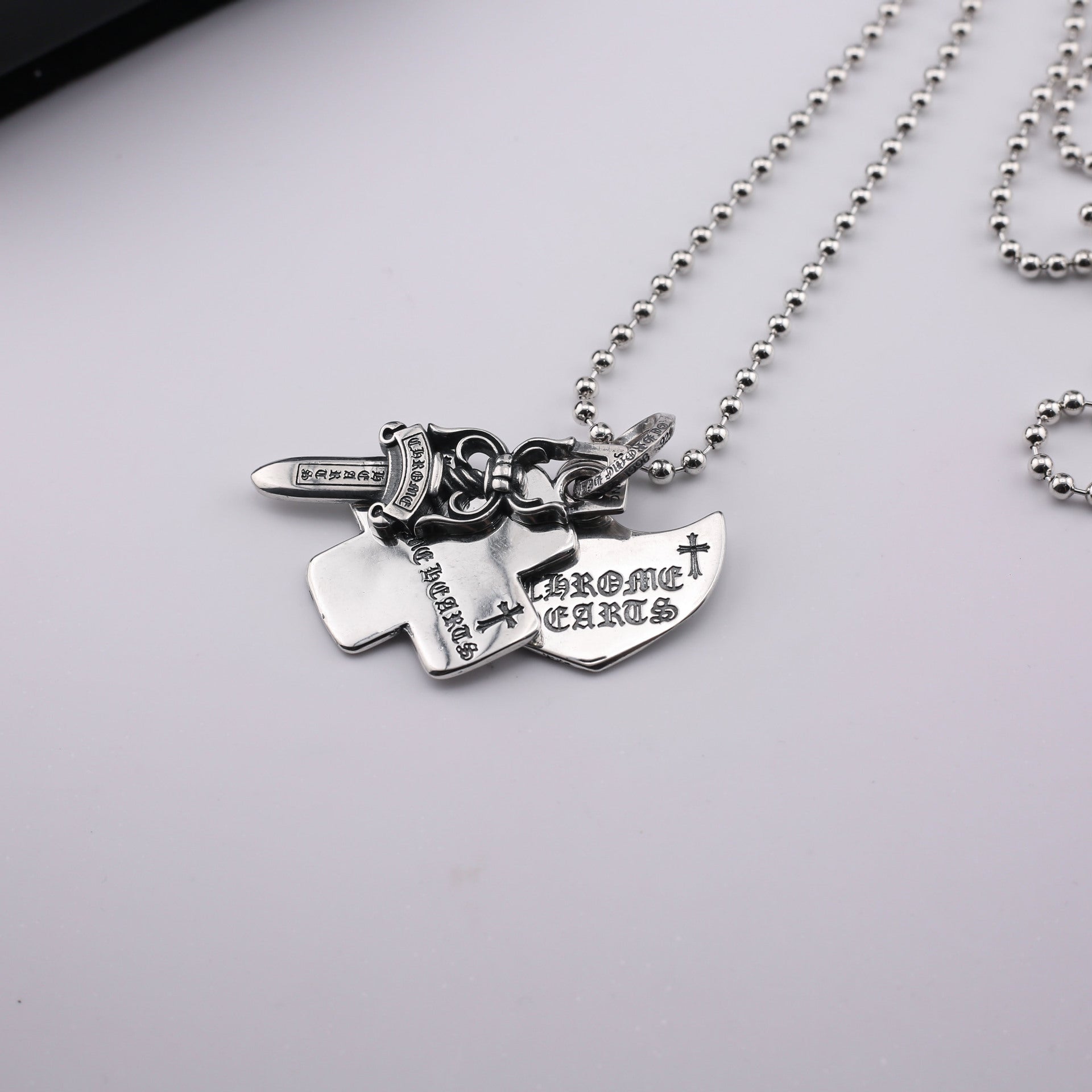 Clown 3-in-1 Three Element Pendant Necklace