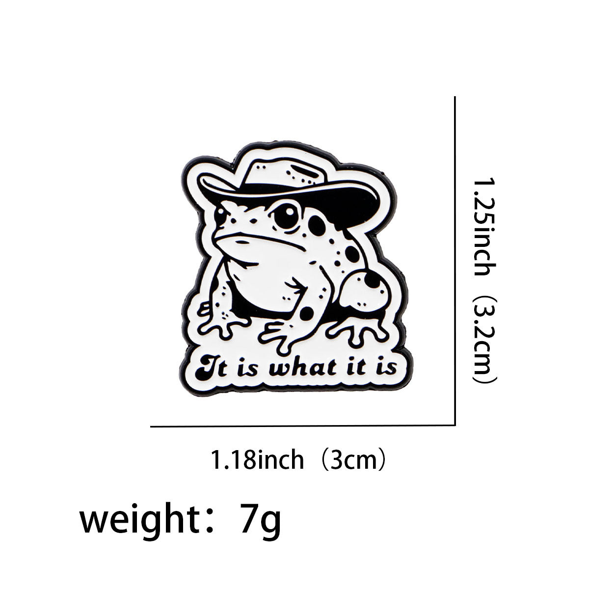 Cartoon Frog Brooch Badge Pin Drip Oil Alloy Badge