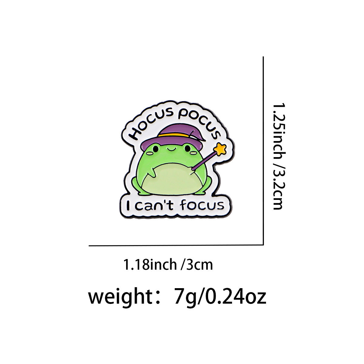 Cartoon Frog Brooch Badge Pin Drip Oil Alloy Badge