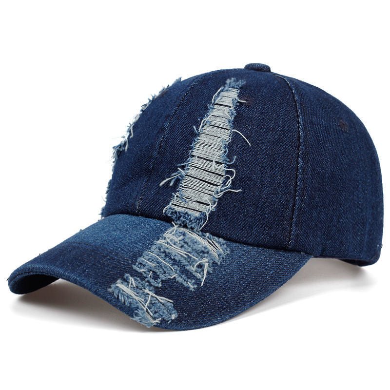 Baseball Caps Vintage Washed Distressed Cap Fashion Sports Denim Hats Plain women Men Dad Caps