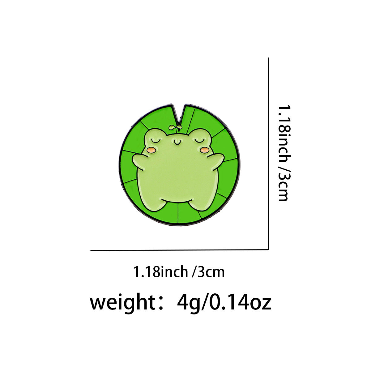 Cartoon Frog Brooch Badge Pin Drip Oil Alloy Badge